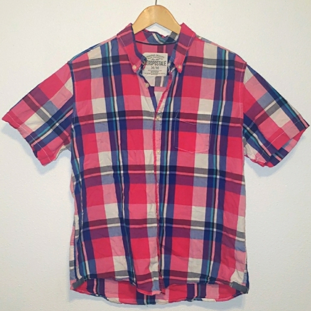 Buttons short sleeve shirt